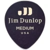 Dunlop 485R-03MD Celluloid Teardrop Black Medium