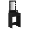Toaletni stol Crna 50 x 41 x 140 cm Konstruirano drvo