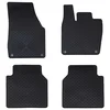 Auto tepih 4 pcs Crna prikladno za VW ID.7 2023- Guma