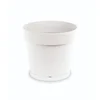 Gardino-saksija melrose glamour 18x19h bela ( 34435 )
