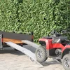 Sklopiva rampu 200kg po rampi 2 pcs Srebrno 186 x 23 x 4,5 cm
