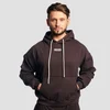 GymBeam Aura Hoodie Tee Brown