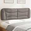 Vidaxl vidaXL Blazina za vzglavje, taupe, 160 cm, blago