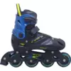 ROLER PW126B-C CRNO PLAVA M(37-40) PVC ABEC5 PU TOČKIĆI