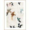 Slika 30x40 cm Abstract Birds – Malerifabrikken