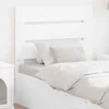 vidaXL Vzglavje z vzglavjem Bela 75 cm Konstruiran les