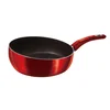 KaufMAX flip wok tiganj 26 cm, 2,8 l, Burgundy Line, titanijumski premaz, indukcija