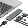 CO2 ADAPTER ZA RAČUNALNIK CO2, VOZLIŠČE 7V1 ZA APPLE, ZA MACBOOK PRO/AIR RETINA, VESOLJSKO SIVA