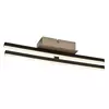 Rabalux Luster Demir, LED, 16W, 4000K, 41x13cm, Crni