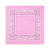 Party bandana rožnata bombažna dekoracija 54x54 cm