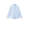 MANGO Bluza ARKANA pastelno modra