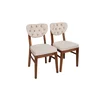 Hanah Home Set 2 trpezarijske stolice Orah