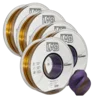 Professional Lab 5x Silk PLA Trojna Barva črna zlata vijolična filament 1.75mm - Professional Lab Sijajni Filament za 3D Tisk (1kg Kolut)