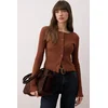 Trendyol Milla ženska bluza Twoaw26Bz00046, braon-braon