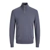 JACK & JONES Pulover JJEEmil bazaltno siva