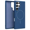Velvet Touch MagSafe maska za Samsung Galaxy S22 Ultra - Plava