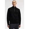 FRED PERRY HALF ZIP DUKS BLKELG