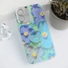 Maska za telefon Painting Flower za iPhone 16, Plava