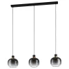 EGLO viseća lampa OILELLA 3xE27 95 cm crna siva 99617