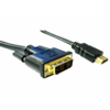 HDMI-DVI kabel M.-M. (19 PIN) 10m