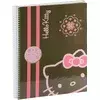 Kstationery Zvezek spirala A4 črte trde platnice, 120 listov, #0274.06 Rjav