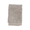 Sivo-bež frotirna bombažna brisača 30x30 cm Time – Zone