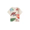 Desigual Majica modra / zelena / rdeča / bela