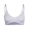 ADIDAS PERFORMANCE Športni nederček OPTIME ESSENTIALS svetlo lila/bela