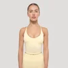GymBeam Women‘s Luma Tank Top Butter Yellow