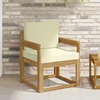 2 Komad Set vanjskih sofa Poliester Bijela i Krem
