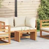 Vrtni bočni stol Smeđa 70 x 37,5 x 35,5 cm Čvrsto teak drvo