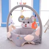 Plišana foteljica za bebe Space Mouse sa visećim igračkama - siva ( KLK2698-SMS )
