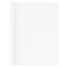 Vidaxl Balkonsko platno belo 120x400 cm HDPE