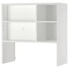 METOD Zid.okv.elem. za ugradni aspirator, bela, 80x37x80 cm