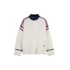 TOMMY HILFIGER Pulover svetlo bež/mornarska/temno rdeča