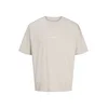 Jack & Jones Junior Majica JJBAY bež / bela