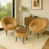 ATELIER DEL SOFA Fotelje i klub stočić Lida Wellsoft Brown
