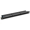 Solarix SX24L-5E-UTP-BK patchcord kabel panel 1U 24x RJ45 ( SX003 )