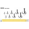 Fudo Treble Nr.1/0 Black Nickel