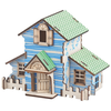 Woodcraft Lesena 3D sestavljanka Gozdna koča