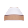 Stropna svetilka AVIGNON 1xE27/15W/230V premer 50 cm bela/rjava