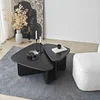 Hanah Home Set klub stolova Ballare, 2 komada, Crni