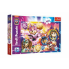 Trefl Sestavljanka Spoznajte mogočne kužke Paw Patrol / Paw Patrol 100 kosov 41x27,5cm v škatli 29x19cm