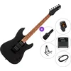 PSD Guitars SPS-100M SET Matte Black Električna kitara