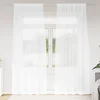 vidaXL Zavese z zavesami 2 pcs Bela 140 x 225 cm Poliester