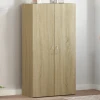 Ormarić za spise boja hrasta 60x32x115 cm od konstruiranog drva