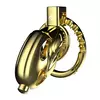 Sevanda Outlaw Urethral Sounding Chastity Cage Gold