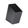Universal knife holder, plastic, Rockingham Forge, Black - Grunwerg