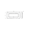 GEWISS GW16106VZ poklopac okvir ONE