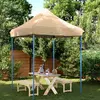 Šator za zabave Bež 200 x 200 x 306 cm Oxford tkanina